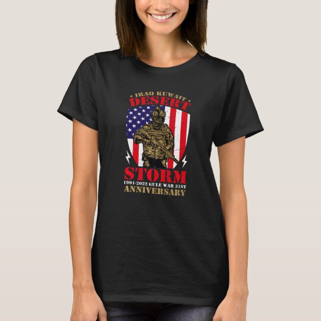 Iraq Veteran Veterans Day Patriotic USA 31st Anniv T-Shirt (Vorderseite)