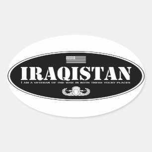 Iraqistan EOD Ovaler Aufkleber