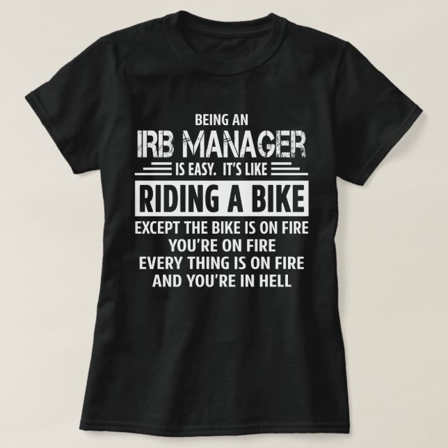 IRB-Manager T-Shirt (Design vorne)
