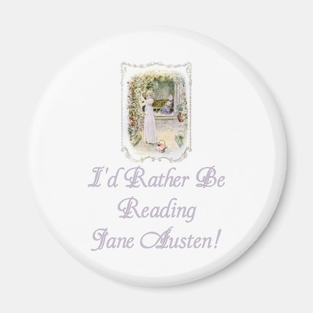 IRBR Jane Austen! Magnete, 2 Formen, 4 Größen Magnet (Vorne)