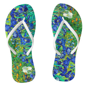 Ire (1889) Vincent Van Gogh blühend Vintag Flip Flops