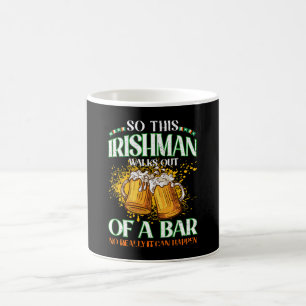 Ire beim Biertrinken am St. Patrick's Day Kaffeetasse
