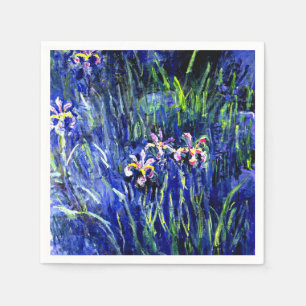 Ire, berühmtes Blumenbild von Claude Monet Serviette