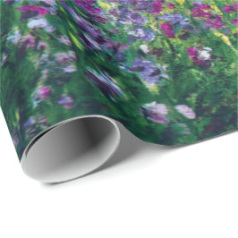 Ire im Monet-Garten Geschenkpapier