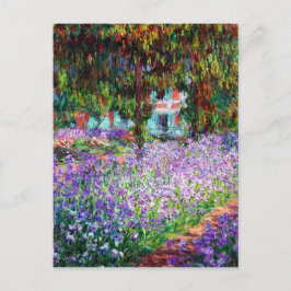 Ire im Monet-Garten Postkarte