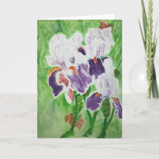 Ire in Blüte danke Karte
