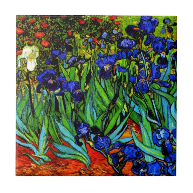Ire, Van Gogh's berühmtes Blumenbild Fliese (Vorderseite)