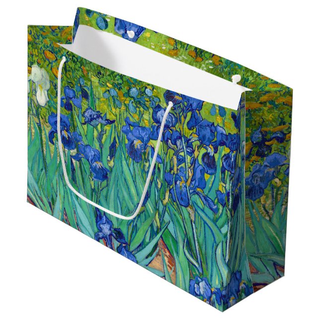 Ire, Vincent van Gogh große Geschenktasche Geschenktüte (Vorderseite Schrägansicht)
