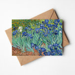 Ire | Vincent van Gogh Karte<br><div class="desc">Ire (1889) von dem niederländischen post-impressionistischen Künstler Vincent Van Gogh. Original Landschaftsmalerei ist ein Öl auf der Leinwand, das einen Garten blühender Iris-Blume zeigt. Verwenden Sie die Entwurfstools, um einen benutzerdefinierten Text hinzuzufügen oder das Bild zu personalisieren.</div>