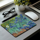 Ire | Vincent Van Gogh Mousepad<br><div class="desc">Ire (1889) von dem niederländischen post-impressionistischen Künstler Vincent Van Gogh. Original Landschaftsmalerei ist ein Öl auf der Leinwand,  das einen Garten blühender Iris-Blume zeigt. 

Verwenden Sie die Entwurfstools,  um einen benutzerdefinierten Text hinzuzufügen oder das Bild zu personalisieren.</div>