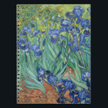 Ire | Vincent van Gogh Notizblock<br><div class="desc">Ire (1889) von dem niederländischen post-impressionistischen Künstler Vincent Van Gogh. Original Landschaftsmalerei ist ein Öl auf der Leinwand,  das einen Garten blühender Iris-Blume zeigt. Verwenden Sie die Entwurfstools,  um einen benutzerdefinierten Text hinzuzufügen oder das Bild zu personalisieren.</div>