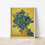 Ire | Vincent van Gogh Poster<br><div class="desc">Ire (1890) von Vincent van Gogh ist ein faszinierendes Stillleben, das mit einem lebhaften Blumenstrauß von lila Reisen in einer Vase vor einem hellgelben Hintergrund aufwartet. Die dynamische Komposition unterstreicht Van Gogh's Meisterschaft der komplementären Farben und schafft einen auffallenden Kontrast zwischen den lebhaften violetten Blumen und den warmen gelben Farbtönen....</div>