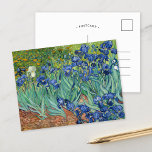 Ire | Vincent Van Gogh Postkarte<br><div class="desc">Ire (1889) von dem niederländischen post-impressionistischen Künstler Vincent Van Gogh. Original Landschaftsmalerei ist ein Öl auf der Leinwand,  das einen Garten blühender Iris-Blume zeigt. Verwenden Sie die Entwurfstools,  um einen benutzerdefinierten Text hinzuzufügen oder das Bild zu personalisieren.</div>