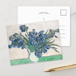 Ire | Vincent van Gogh Postkarte<br><div class="desc">Ire (1890) | Original-Kunstwerk des niederländischen Postimpressionisten Vincent Van Gogh (1853-1890). Das Bild zeigt ein ruhiges Leben mit einem vollen Blumenstrauß auf einem grünen Tisch vor einem cremefarbenen,  weißen Hintergrund. Verwenden Sie die Entwurfstools,  um einen benutzerdefinierten Text hinzuzufügen oder das Bild zu personalisieren.</div>