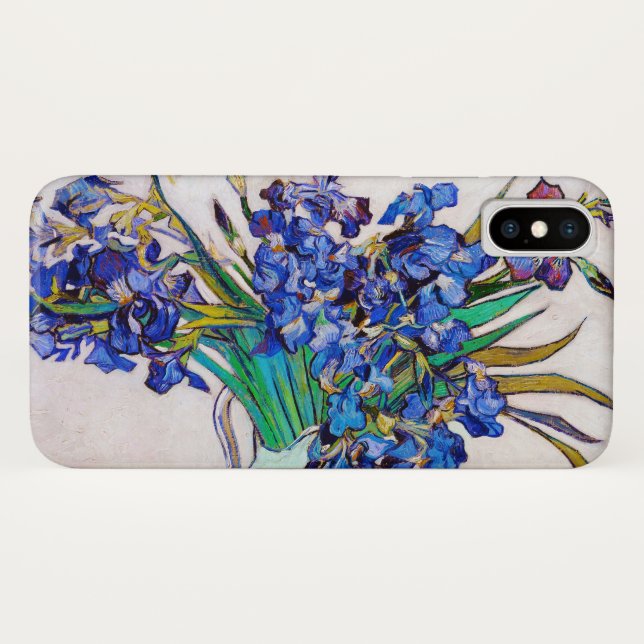 Ire von Vincent Van Gogh blauen Blumen Kunst Case-Mate iPhone Hülle (Rückseite (Horizontal))
