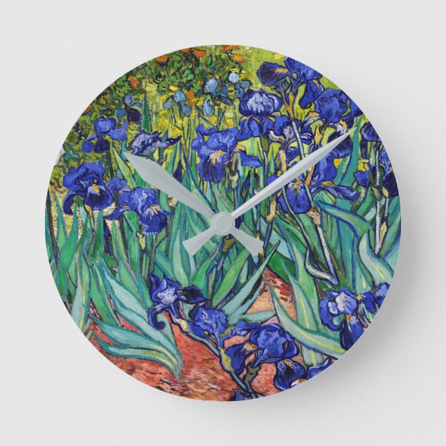Ire von Vincent van Gogh Runde Wanduhr (Vorderseite)