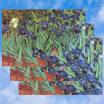 Ire von Vincent van Gogh, Vintag Garden Art Geschenkpapier Set<br><div class="desc">Ire (1889) von Vincent van Gogh ist ein Vintages, kunstvolles Post-Impressionismus Landschaftsbild mit Blumengarten mit lila bärtigen Reisen, die von Orangenpfeifen wachsen. An der Kante blüht eine weiße Iris-Blume des Single. Über den Künstler: Vincent Willem van Gogh (1853-1890) war einer der berühmtesten postimpressionistischen Maler seiner Zeit. Seine Arbeit war besonders...</div>
