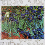 Ire von Vincent van Gogh, Vintag Garden Art Puzzle<br><div class="desc">Ire (1889) von Vincent van Gogh ist ein Vintages, kunstvolles Post-Impressionismus Landschaftsbild mit Blumengarten mit lila bärtigen Reisen, die von Orangenpfeifen wachsen. An der Kante blüht eine weiße Iris-Blume des Single. Über den Künstler: Vincent Willem van Gogh (1853-1890) war einer der berühmtesten postimpressionistischen Maler seiner Zeit. Seine Arbeit war besonders...</div>