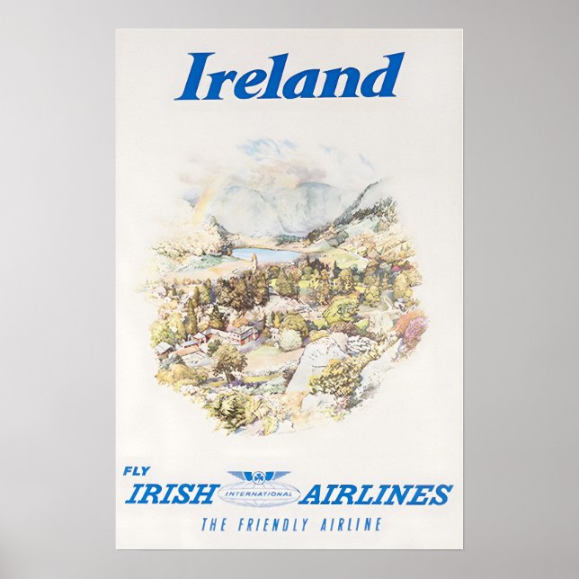 Ireland Art Travel Poster Irish Print (Vorne)