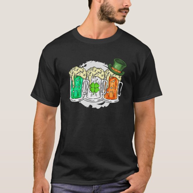 Ireland beer Irish St Patrick's Day T-Shirt (Vorderseite)