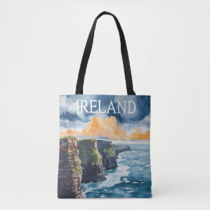Ireland Cliffs of Moher Vintage Travel