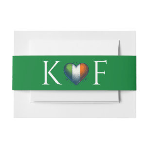 Ireland Couple Wedding Einladungsbanderole