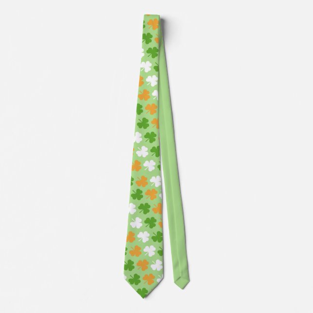 Ireland flag from shamrocks krawatte (Vorderseite)