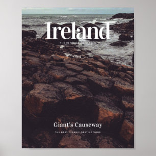 Ireland Giant Causeway - Beautiful Cliff Poster