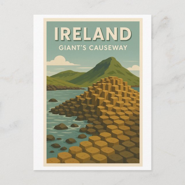 Ireland - Giant's Causeway Postcard Postkarte (Vorderseite)