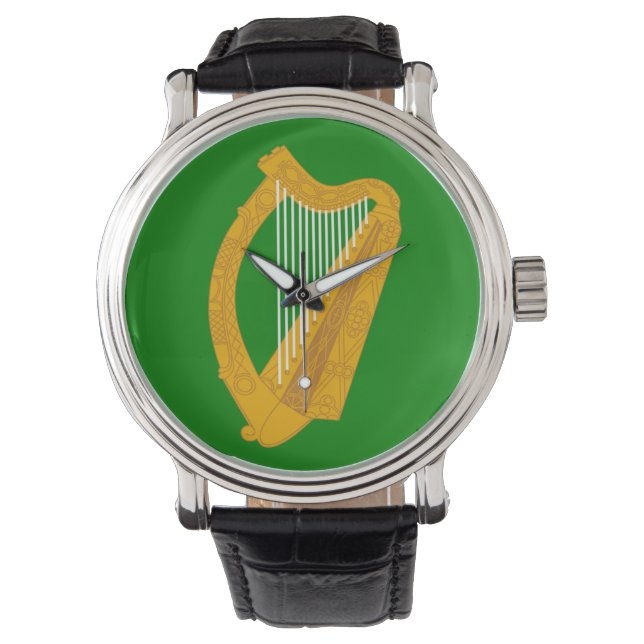 Ireland-Harnfahne Armbanduhr (Vorderseite)
