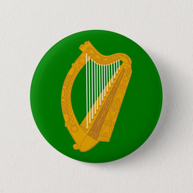 Ireland-Harnfahne Button (Vorderseite)