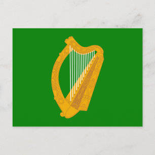 Ireland-Harnfahne Postkarte