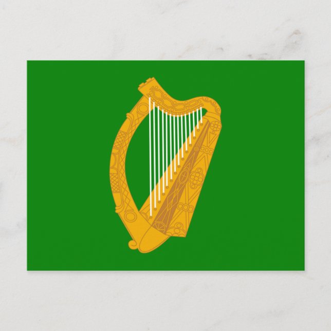Ireland-Harnfahne Postkarte (Vorderseite)