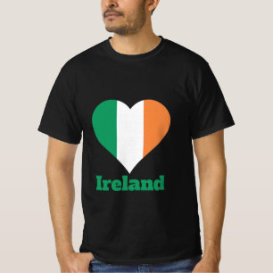 Ireland Heart Flag T - Shirt