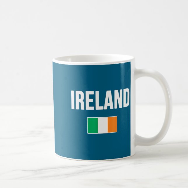 Ireland Irish Flag Souvenir  Kaffeetasse (Rechts)