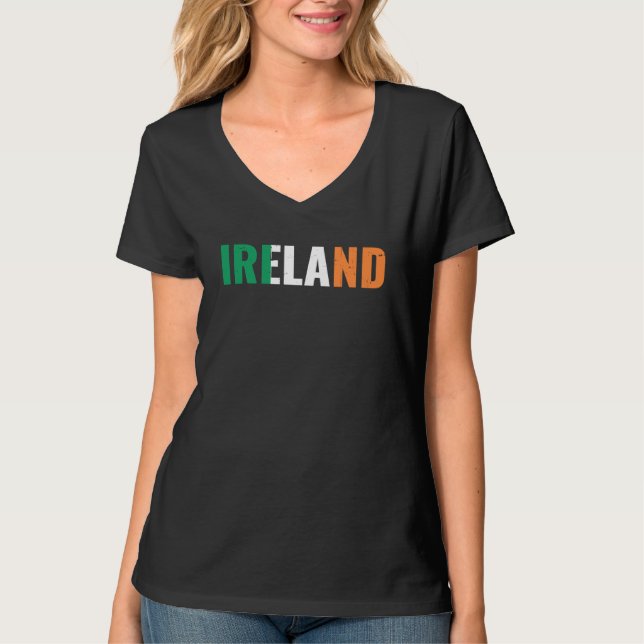 Ireland Irish Home Pride Irish Flag T-Shirt (Vorderseite)