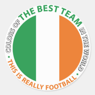 Ireland Irland Art Shield Runder Aufkleber