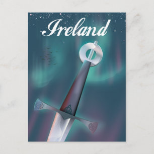 Ireland keltisches Schwert Postkarte