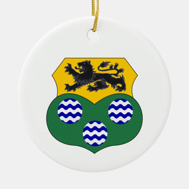 Ireland Landkreis Leitrim Weihnachtsdekoration Keramik Ornament (Vorne)