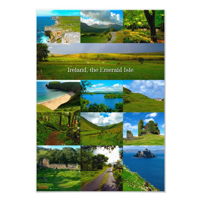 Ireland, the, emerald isle fotodruck (Vorne)