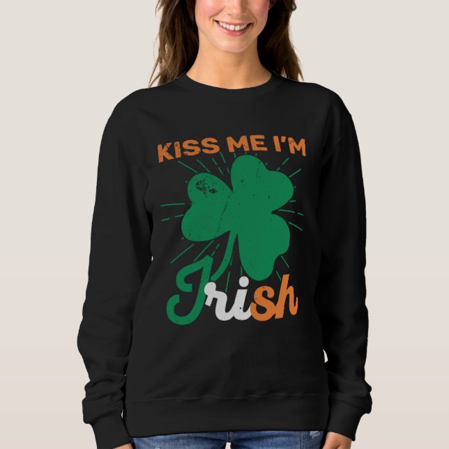 Ireland USA America Irish Gaelic American  4 Sweatshirt (Vorderseite)