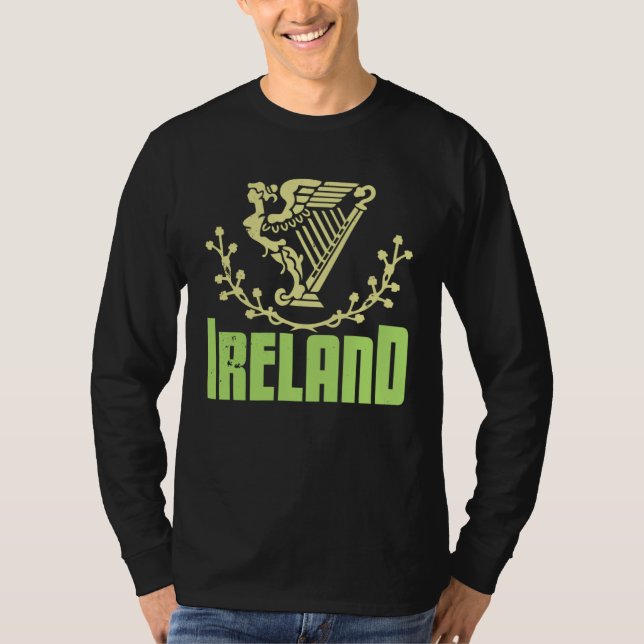 Ireland USA America Irish Gaelic American T-Shirt (Vorderseite)