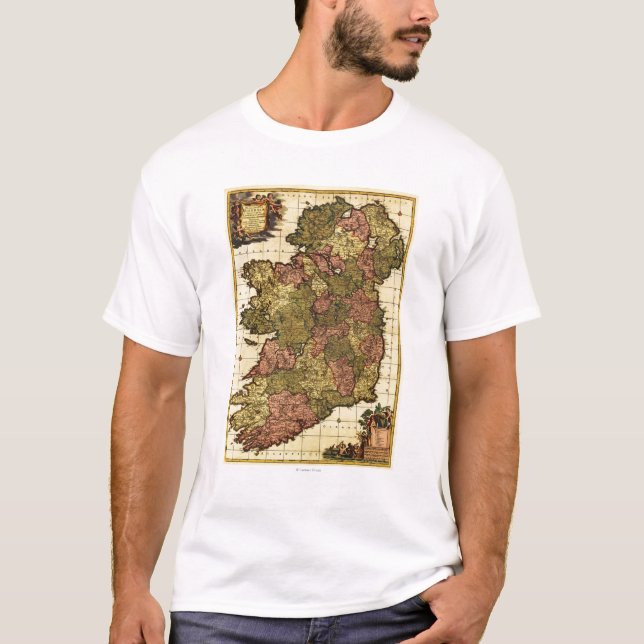 IrelandPanoramic MapIreland T-Shirt (Vorderseite)