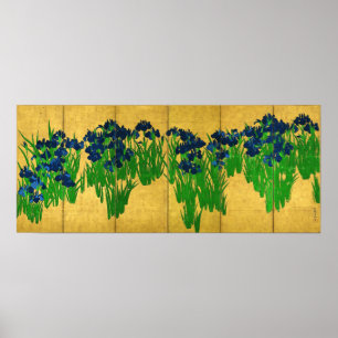 Iren auf Gold Poster