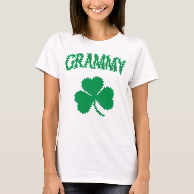 Iren Grammy grünes Kleeblatt T-Shirt (Vorderseite)