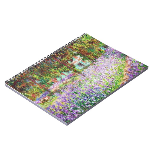 Iren im Monet's Garden Claude Monet Notizblock (Linke Seite)