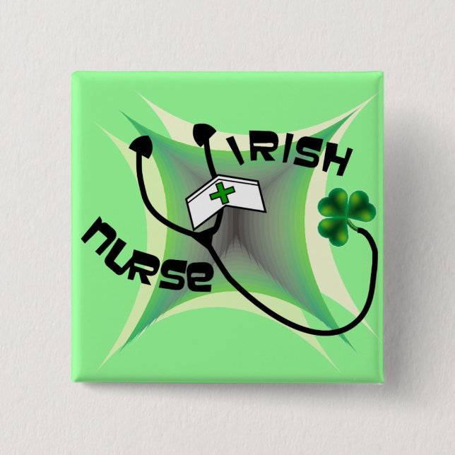 Iren-Krankenschwester-Geschenke Button (Vorderseite)