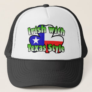 Iren mit Texas-Art-Hut Truckerkappe