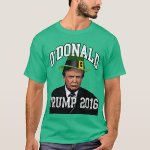Iren-St. Patricks O'Donald Trumpf-2016 lustiger T-Shirt