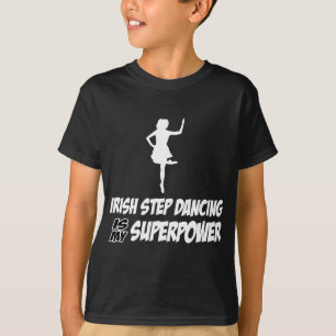 Iren Stepdance Supermacht-Entwürfe T-Shirt